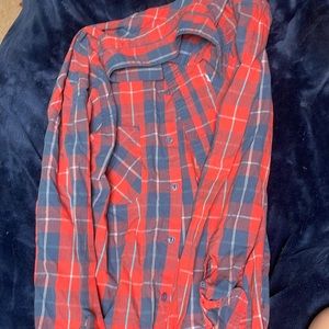 red and blue flannel